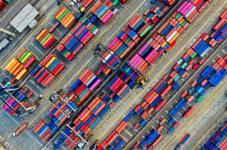movimentações de carga feitas por diversos modais de transporte